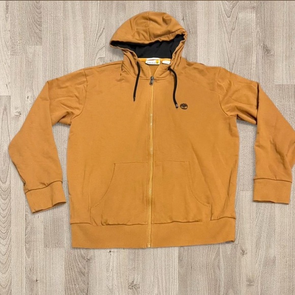 Timberland Other - Timberland Men's Mustard Zip-Up Hoodie